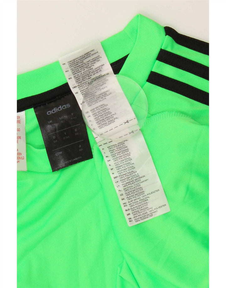 Adidas Boys T-Shirt Top 13-14 År Grøn Polyester