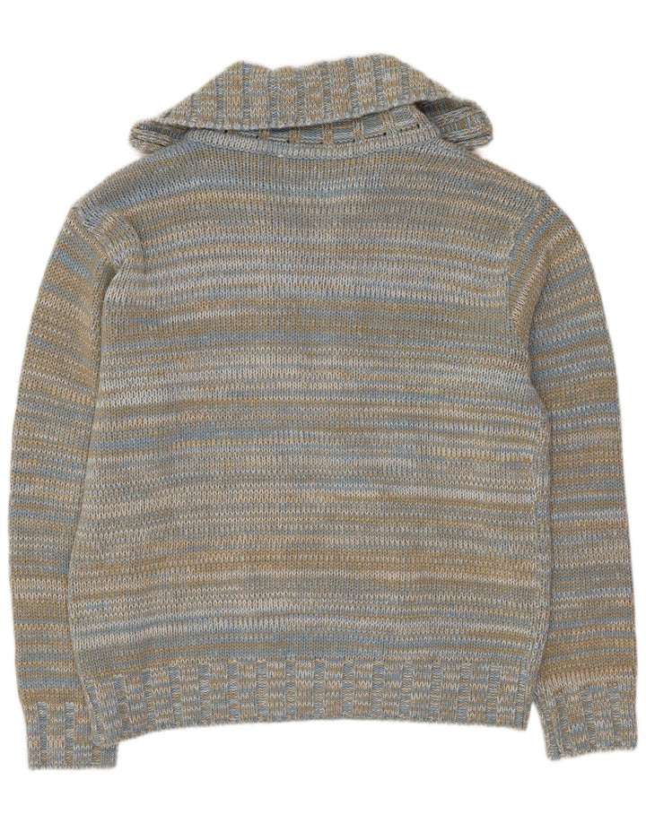 Carrera Dame Cardigan Sweater UK 18 XL Flerfarvet nålestribe