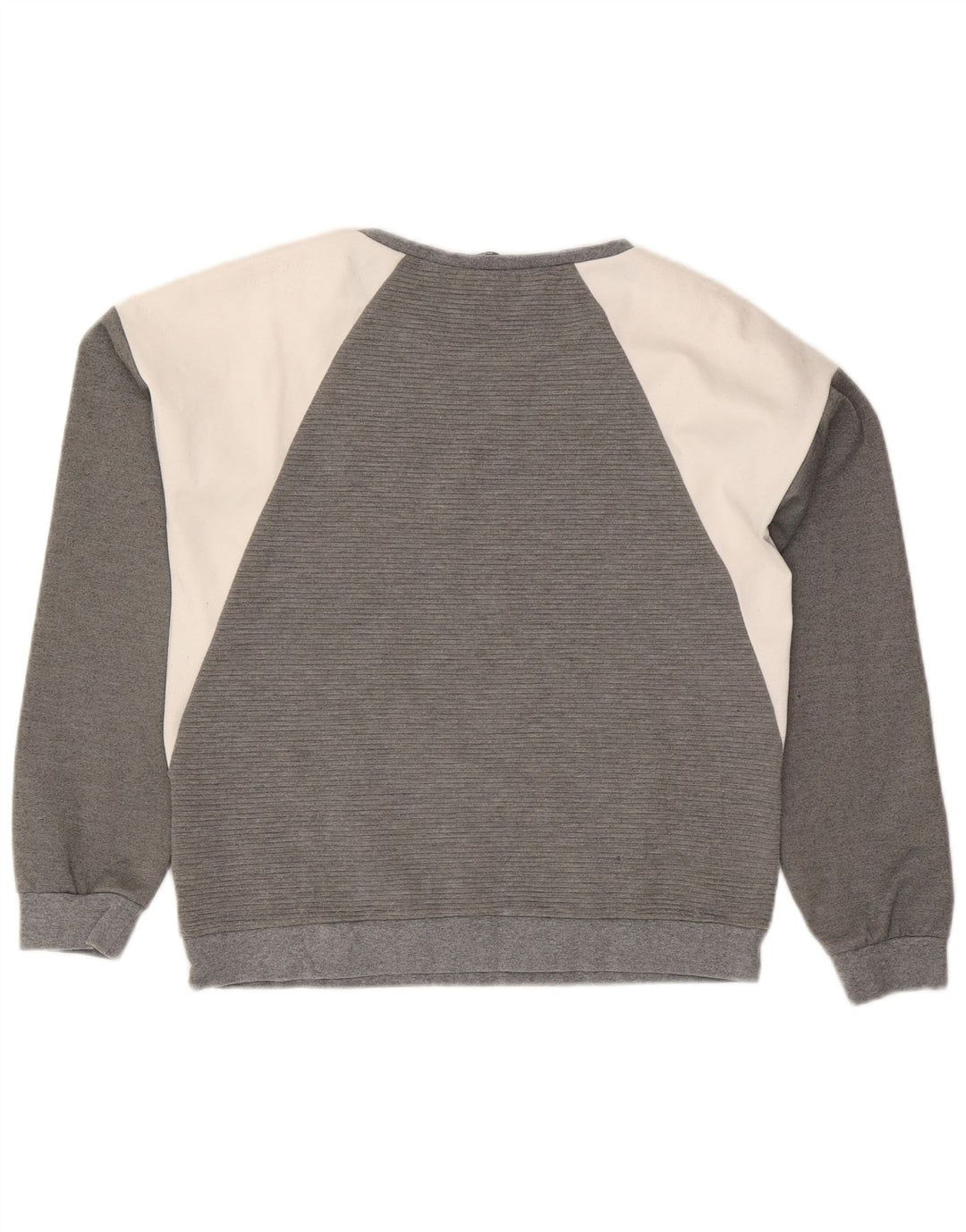 Liu Jo Graphic Sweatshirt Jumper UK 14 Medium Grey Colourblock
