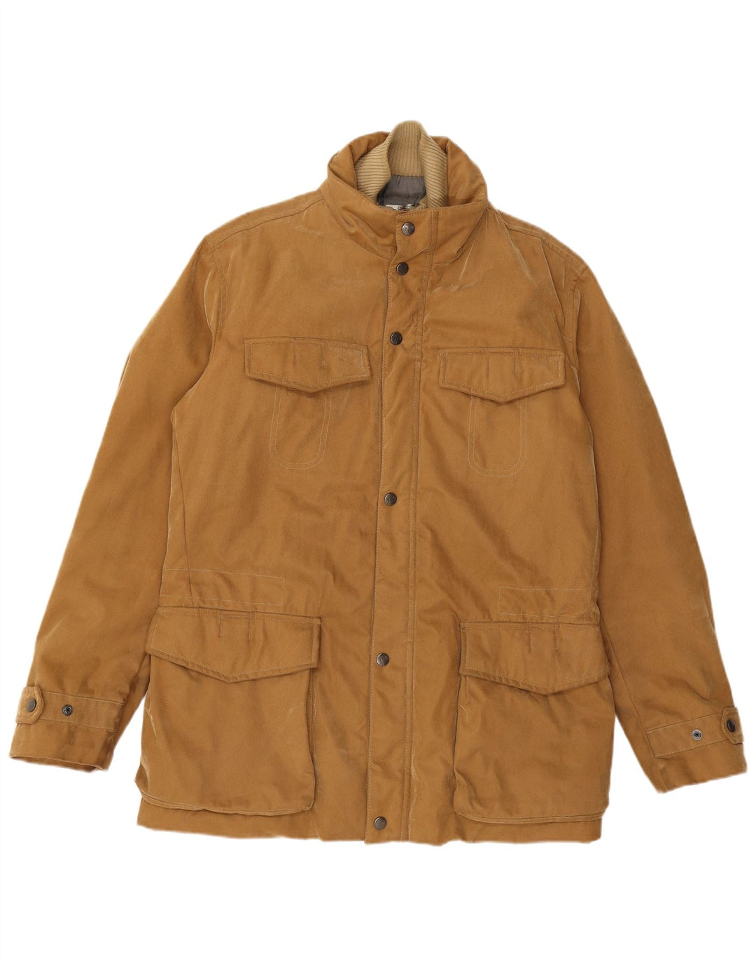 TRUSSARDI Herre Utility Jacket IT 50 Stor Beige Bomuld