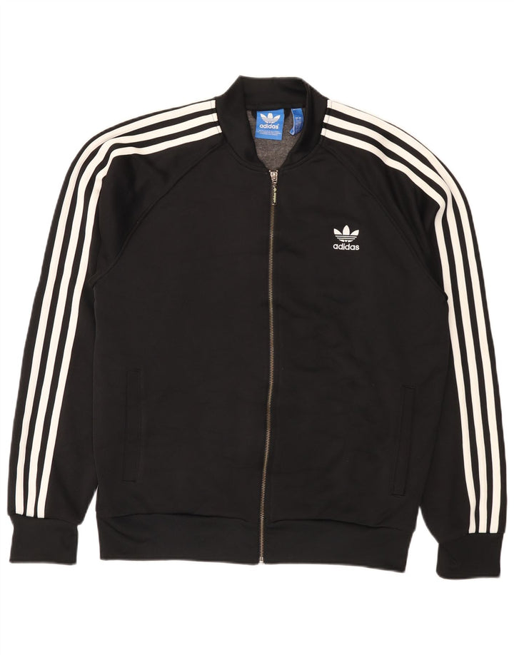Adidas Træningsdragt til mænd, topjakke, stor sort polyester