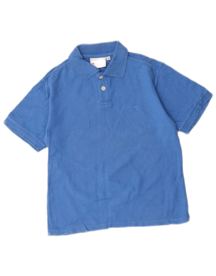 DIADORA drenge poloshirt 7-8 år Medium blå bomuld