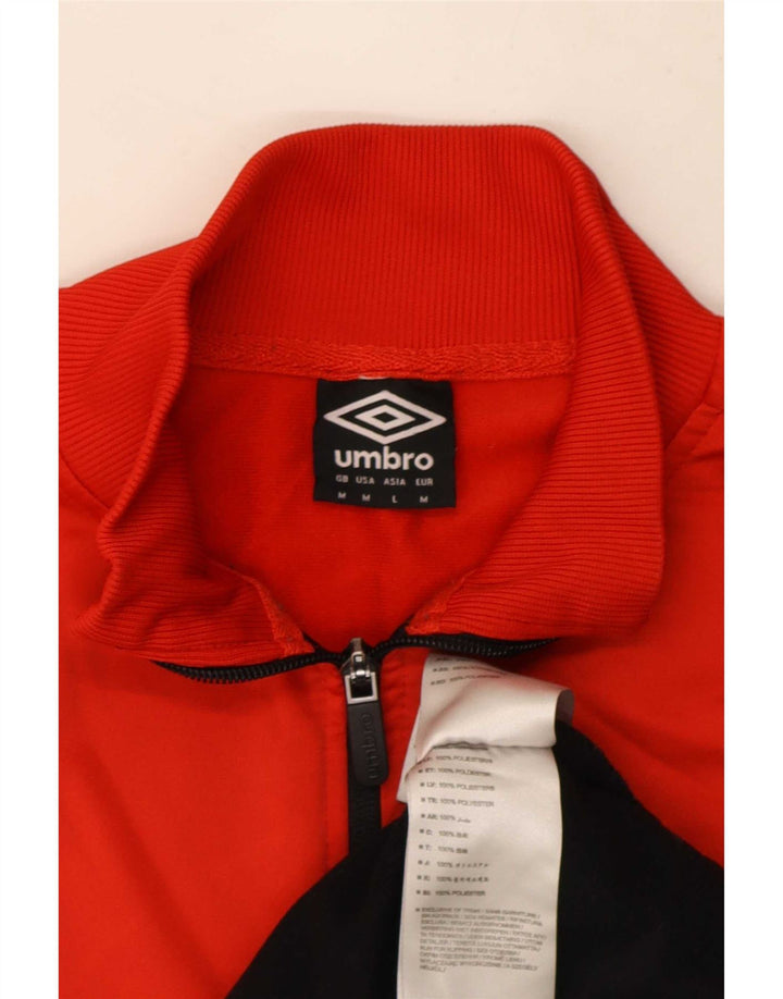 Umbro Herre træningsdragt Topjakke Medium Rød Colourblock Polyester