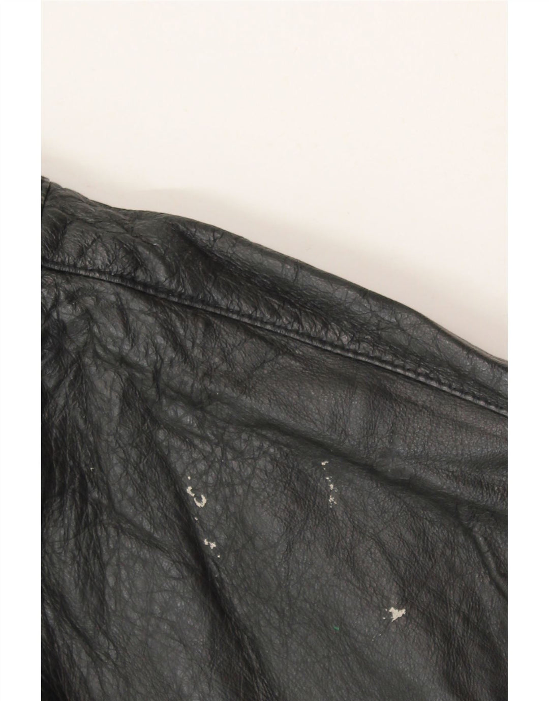 VINTAGE Womens Leather Biker Jacket UK 14 Medium Black Leather Vintage Vintage and Second-Hand Vintage from Messina Hembry 