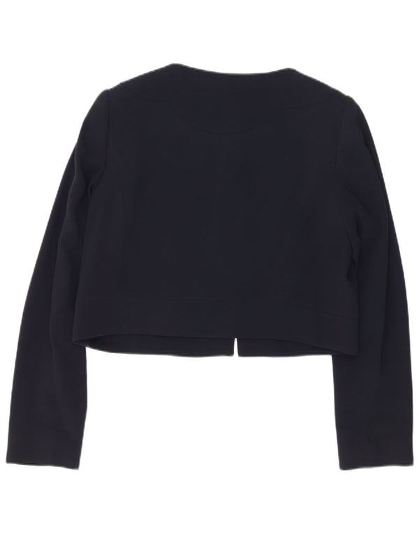 HOBBS Bolerojakke til kvinder UK 14 Medium Navy Blue Triacetat