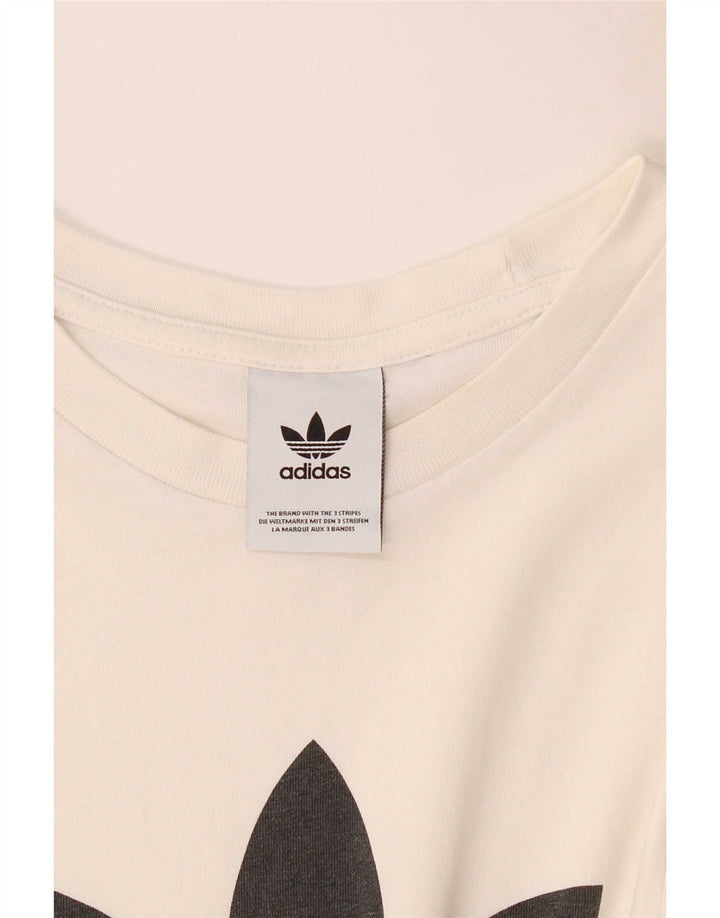 Adidas Grafisk T-shirt til mænd, mellem hvid