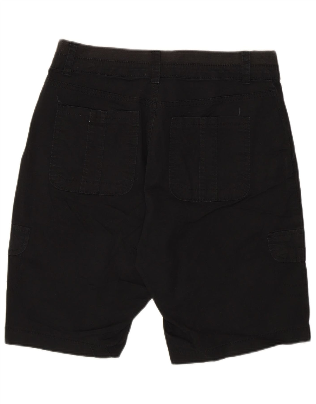 Lee Womens Relaxed Fit Cargo Shorts US 6 Medium W28 Black Bomuld