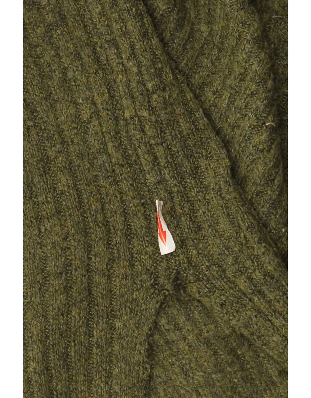 Marks & Spencer Herre Zip Neck Jumper Sweater Stor Grøn Akryl