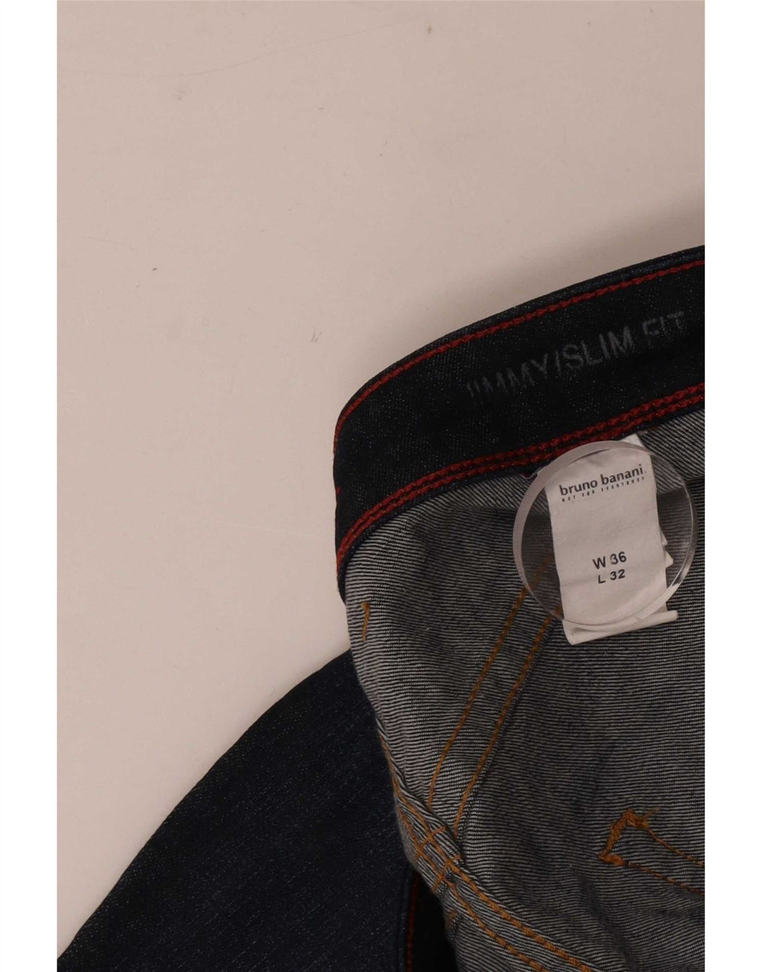 Bruno Banani Herre Slim Jeans W36 L32 Marineblå Bomuld
