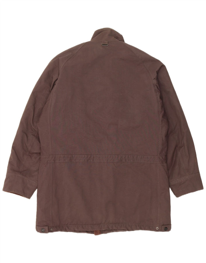 Trussardi Jeans Dame Parka Jakke IT 52 2XL Grå Polyamid