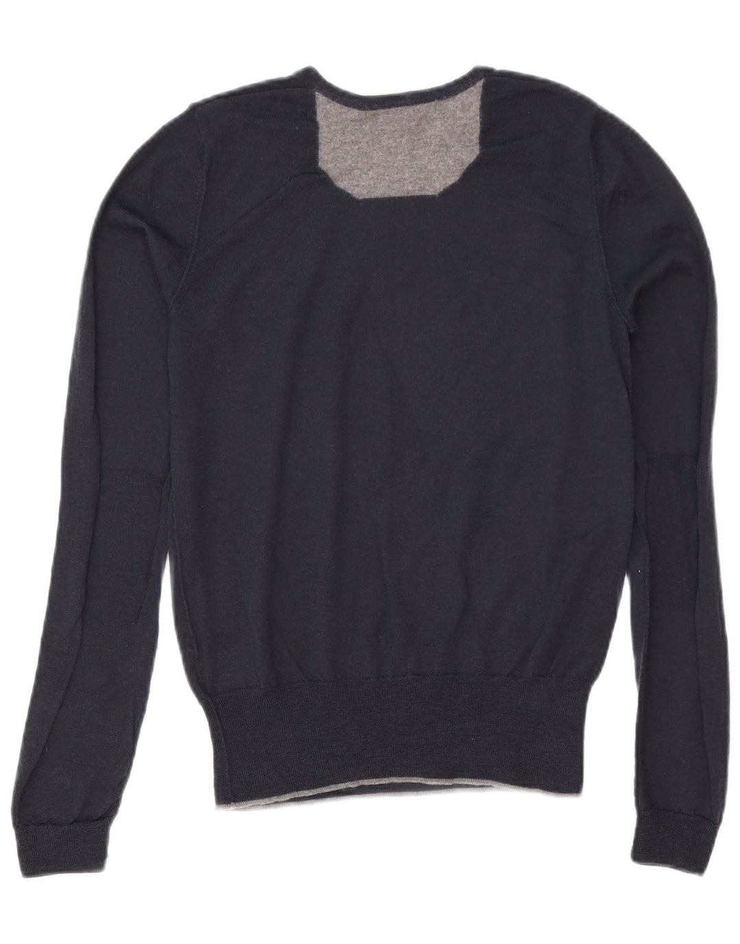 Liu Jo Herre sweater med rund hals, lille marineblå uld