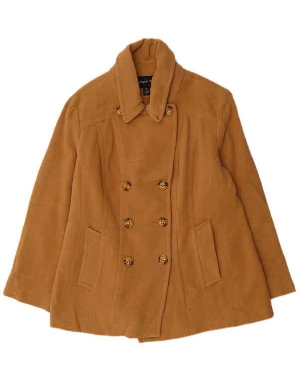 LONDON FOG Womens Pea Coat UK 18 XL Brun