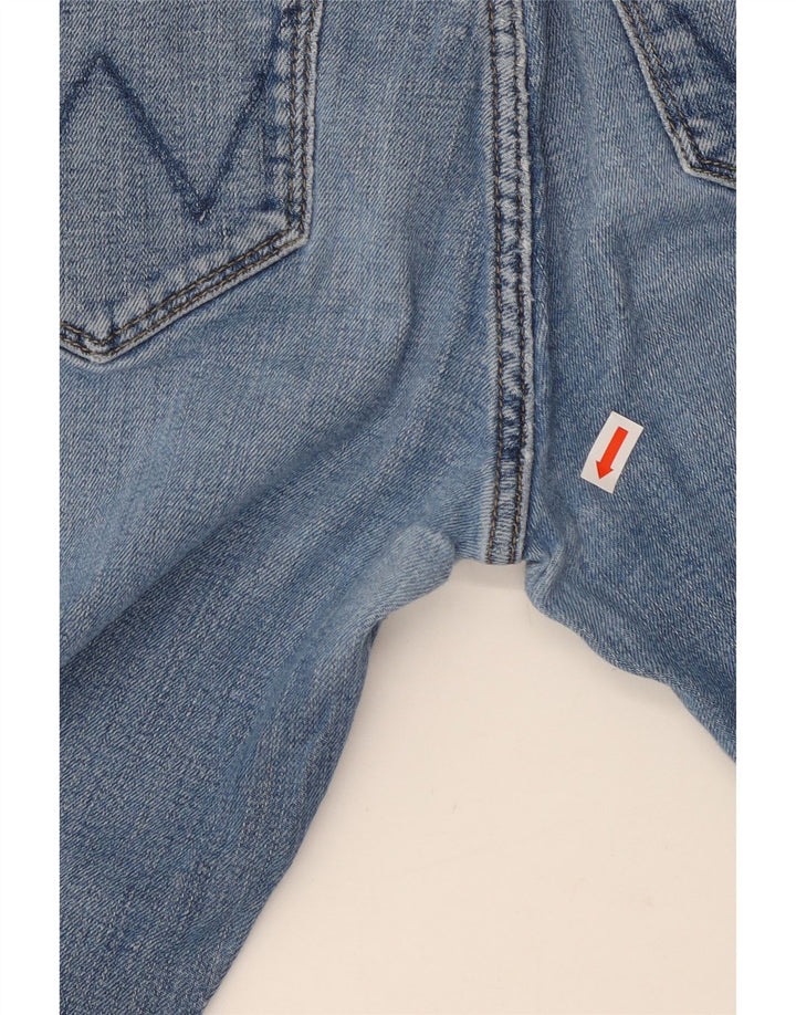 WRANGLER Dame Skinny Jeans W29 L27 Blå Bomuld