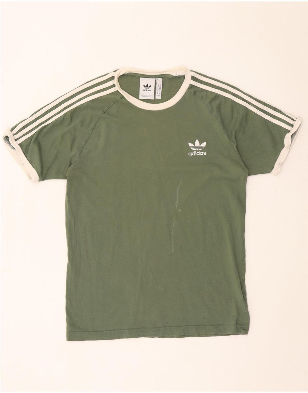 Adidas herre T-shirt top mellemgrøn bomuld