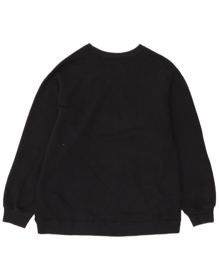 Hollister Sweatshirt til mænd, lille sort bomuld
