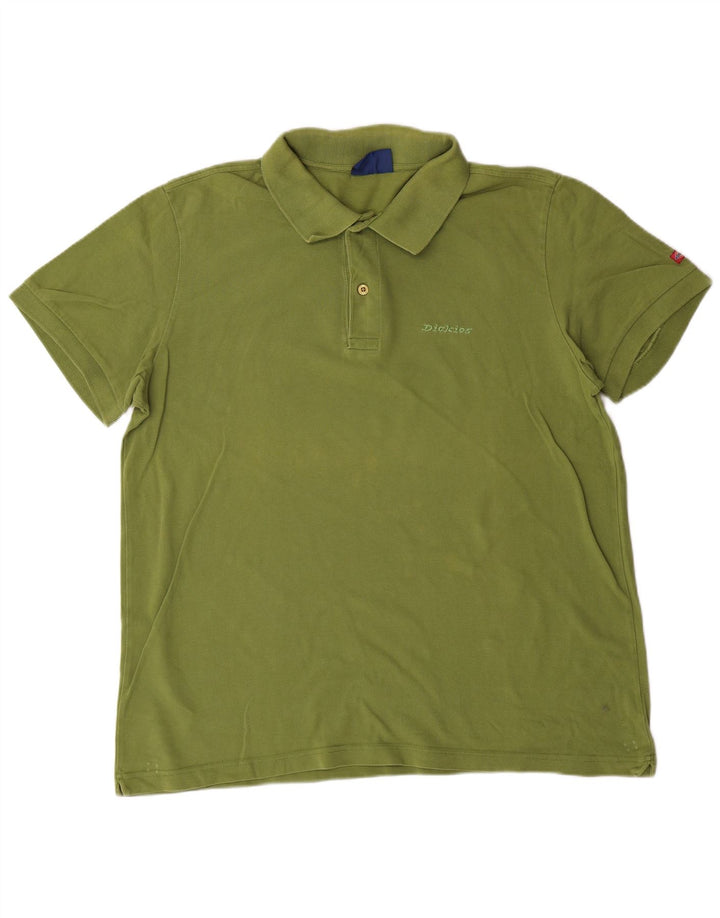 DICKIES Poloshirt til mænd XL Grøn Bomuld