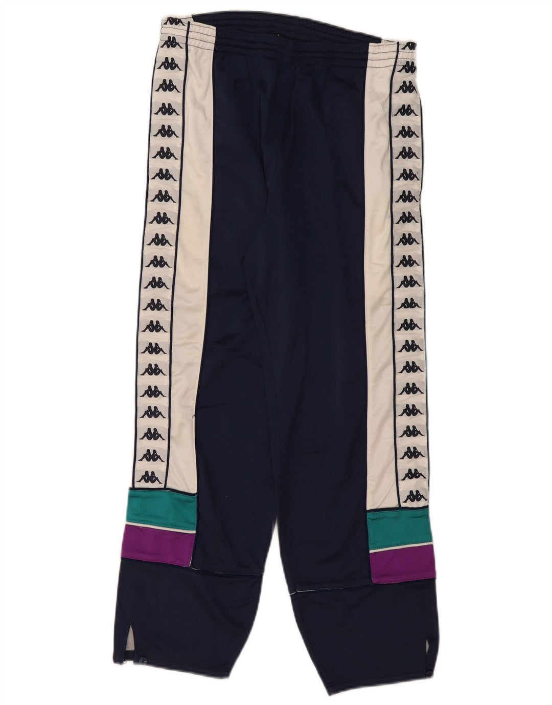 Kappa Herre grafisk træningsdragt Bukser Joggers Medium Navy Blue Colourblock