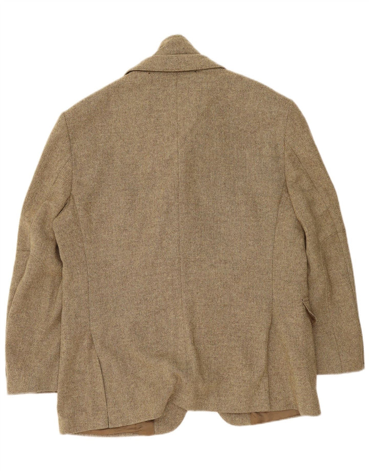 VINTAGE Herre Blazer Windbreaker Jacket UK 38 Medium Khaki