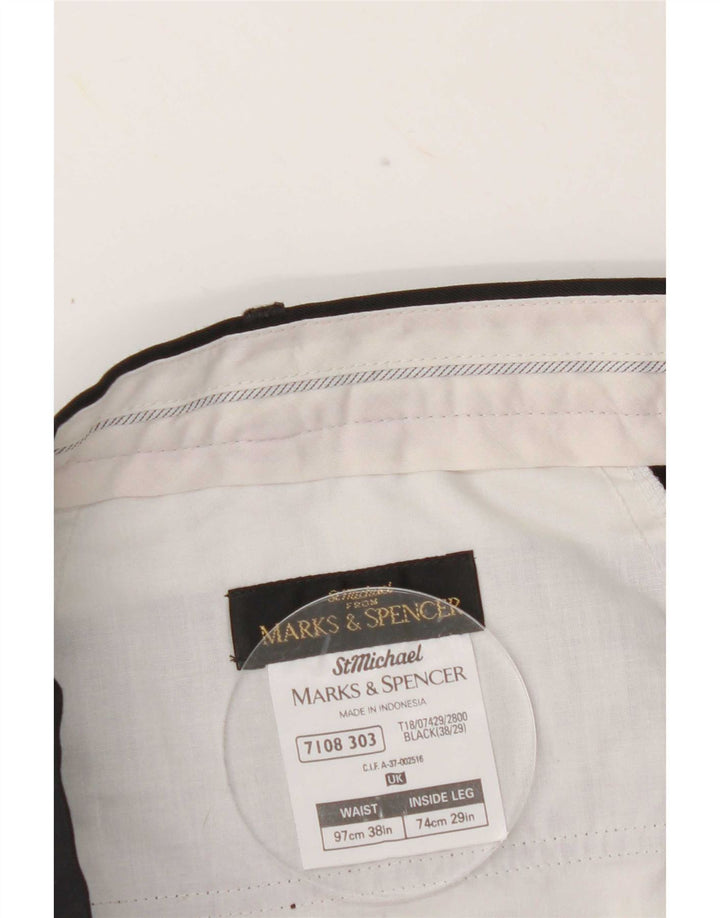 Marks & Spencer Dame St. Michael Pegged Suit Bukser W38 L29 Sort