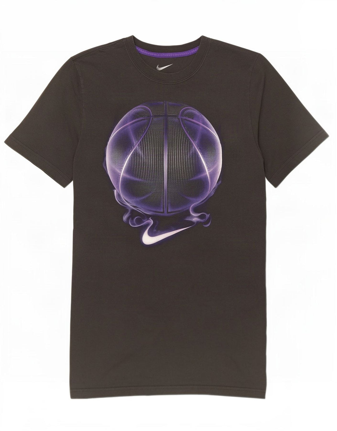 Nike Herre Standard Fit Grafisk T-Shirt Top Lille Grå