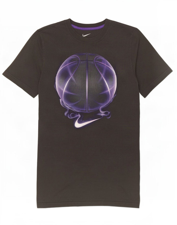 Nike Herre Standard Fit Grafisk T-Shirt Top Lille Grå