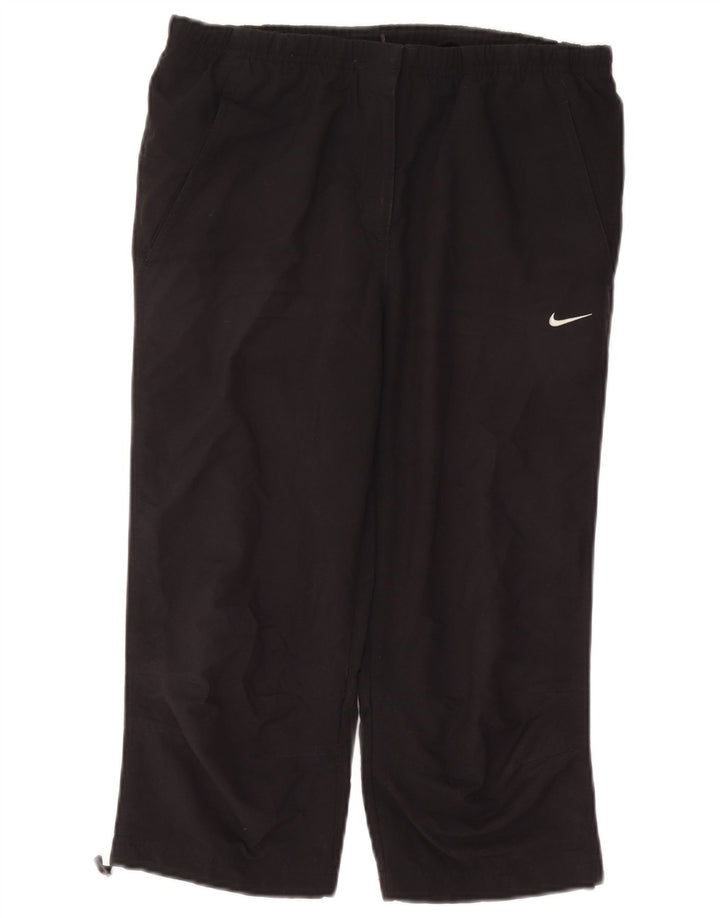 Nike Dame Capri Træningsdragt Bukser UK 8/10 Small Black