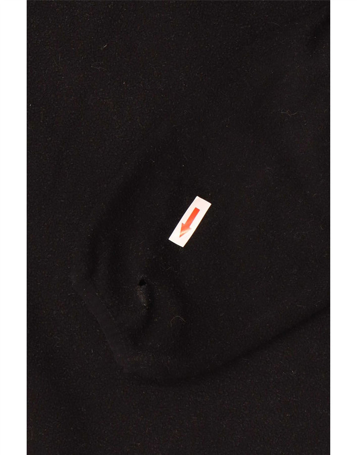 Canterbury Fleece Jumper med lynlås til mænd mellem sort polyester