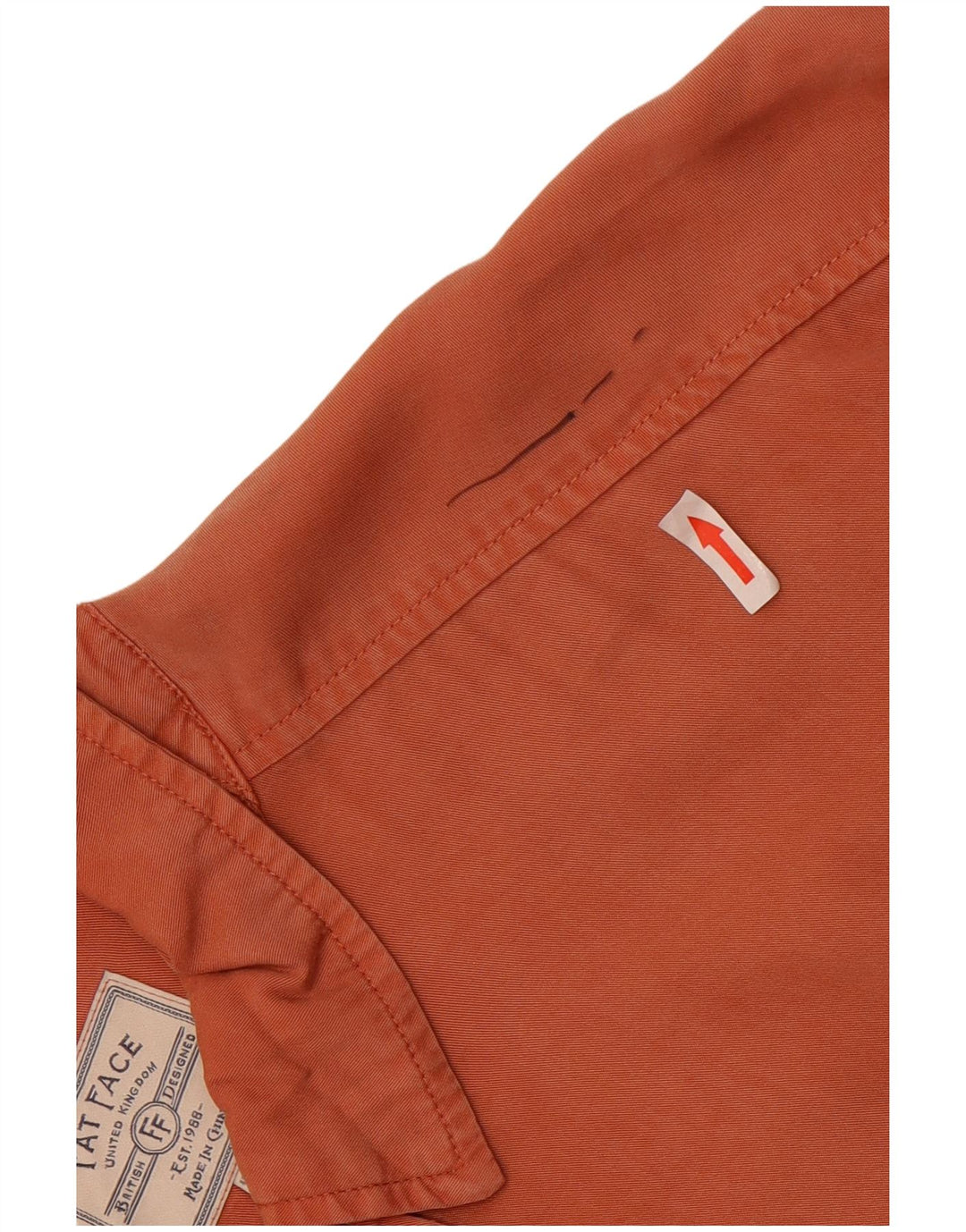 Fat Face Dame Oversized Utility Jacket UK 16 Large Red Lyocell
