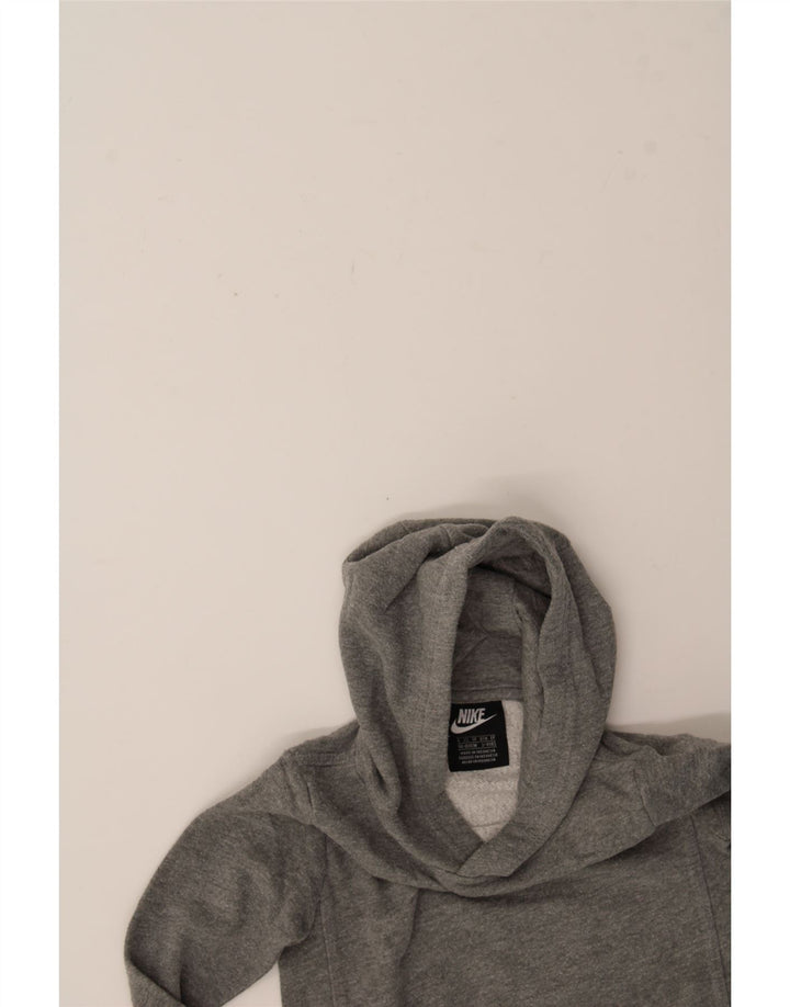 NIKE Boys Hoodie Jumper 3-4 Years Grey Cotton Vintage Nike and Second-Hand Nike from Messina Hembry 