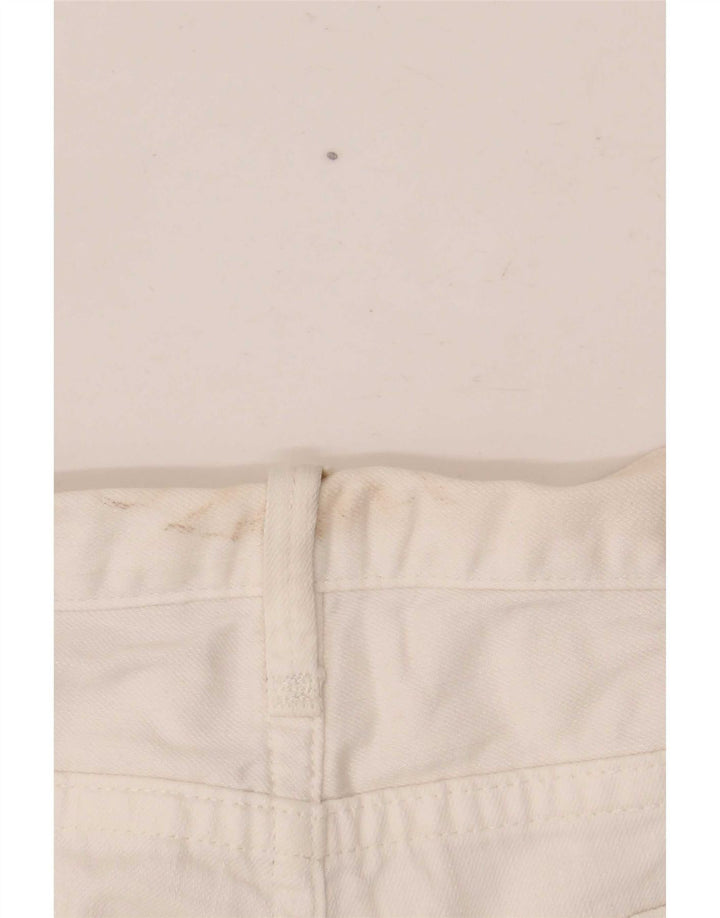 Replay Herre Straight Jeans W38 L34 Hvid Bomuld