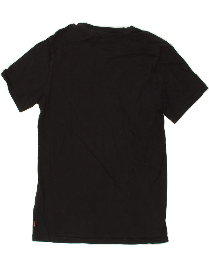 LEVI'S Mens Graphic T-Shirt Top XS Black Cotton Vintage Levi's and Second-Hand Levi's from Messina Hembry 
