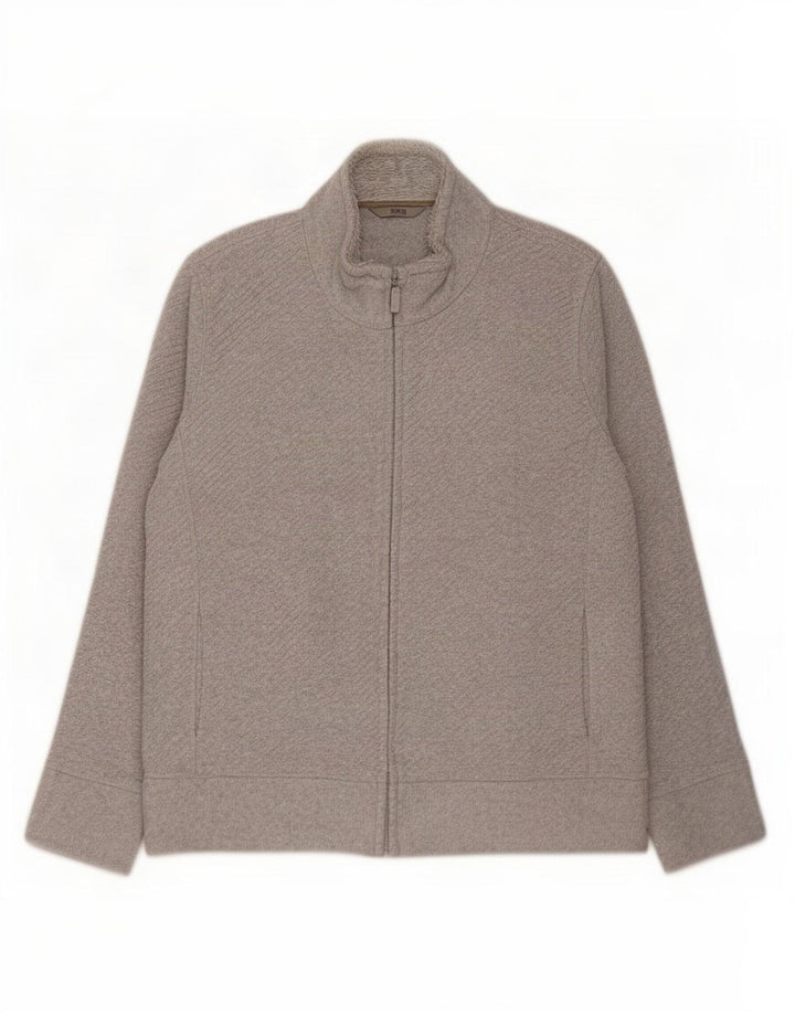 Marks & Spencer Fleecejakke til kvinder UK 16 Stor grå polyester