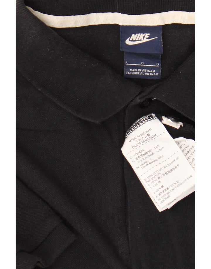 Nike Poloskjorte til mænd Stor marineblå bomuld