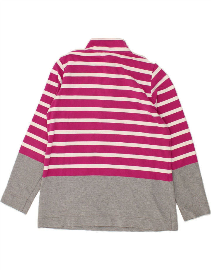 COTTON TRADERS Womens Button Neck Sweatshirt Jumper UK 14 Medium Pink Vintage Cotton Traders and Second-Hand Cotton Traders from Messina Hembry 