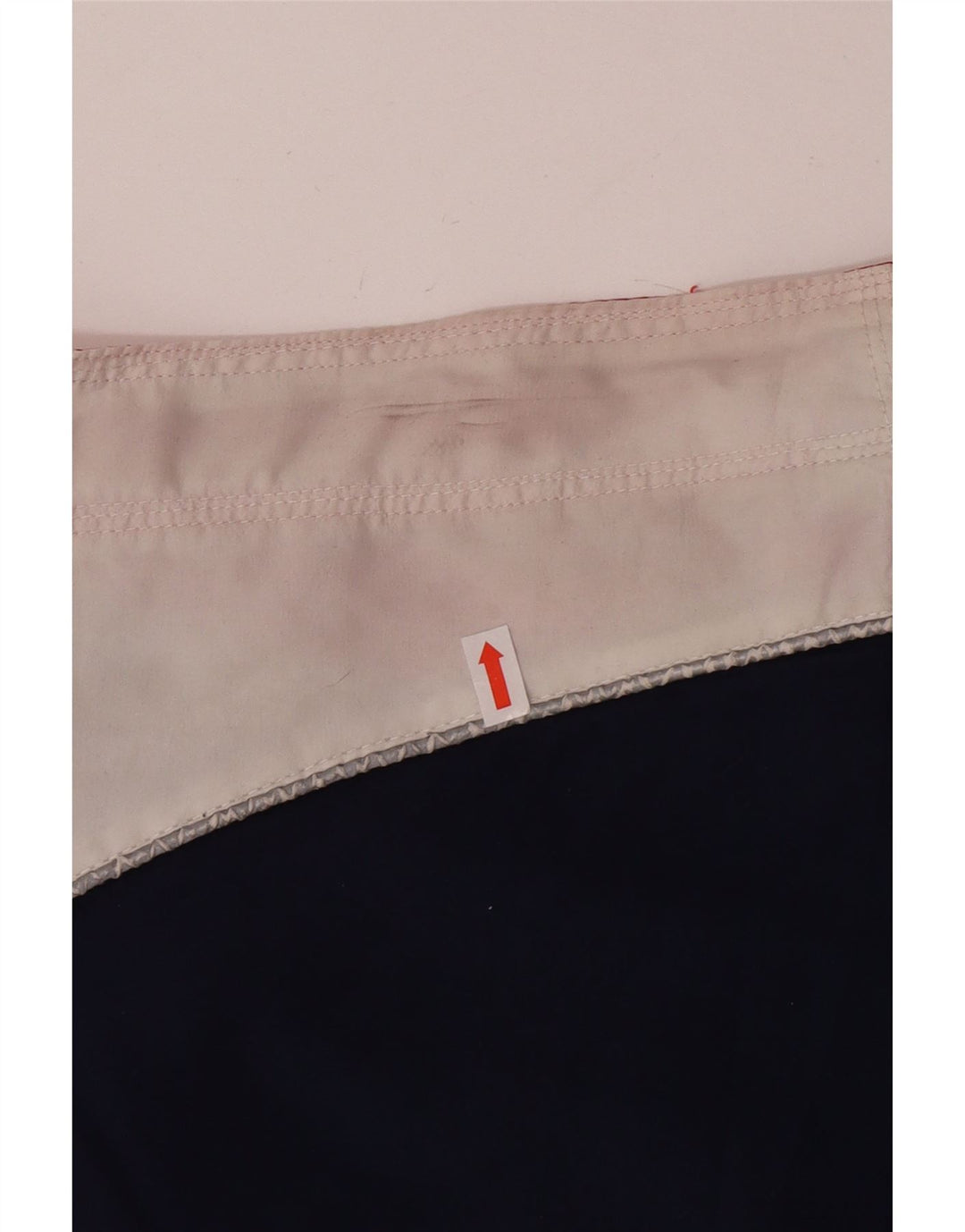 Diadora Herre grafiske svømmeshorts XL Rød Colourblock Polyester