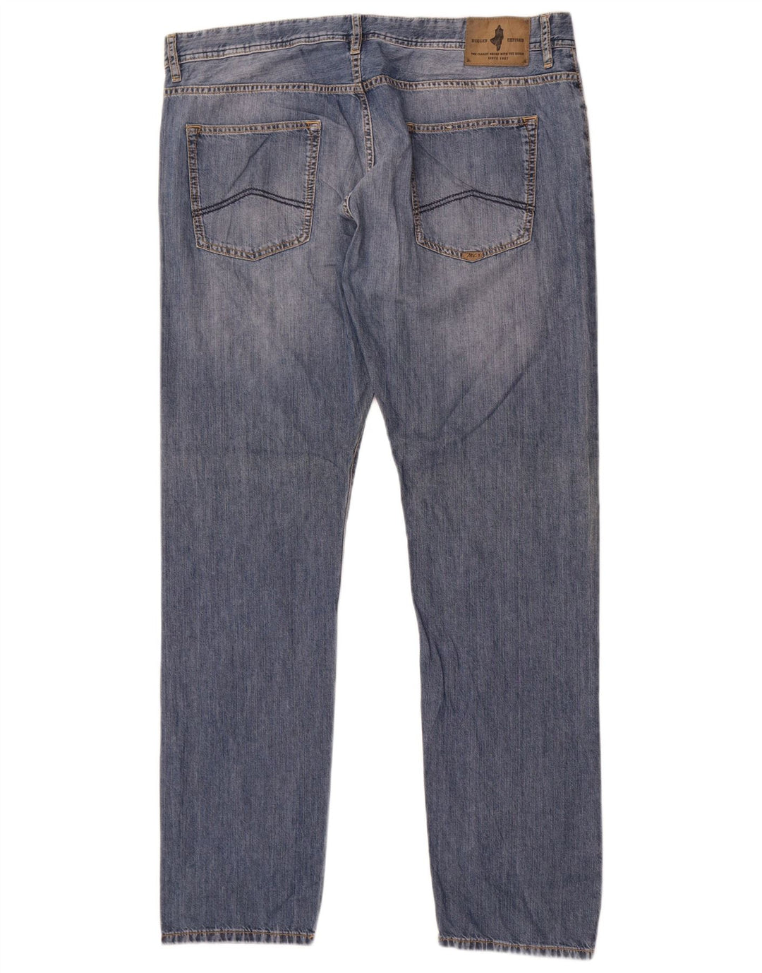 Marlboro Classics Herre Regular Tapered Jeans W38 L34 Blå Bomuld
