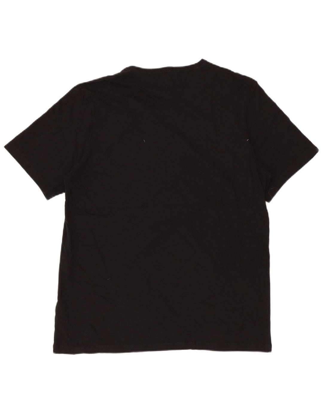 Hugo Boss Herre T-Shirt Top XL Sort Bomuld