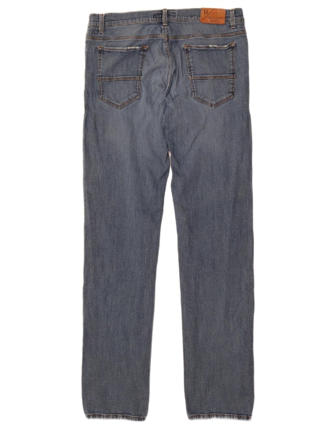 TRUSSARDI Mens Straight Jeans W36 L36 Blue