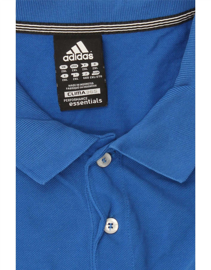 Adidas Herre Clima 365 Polo Shirt 2XL Blå