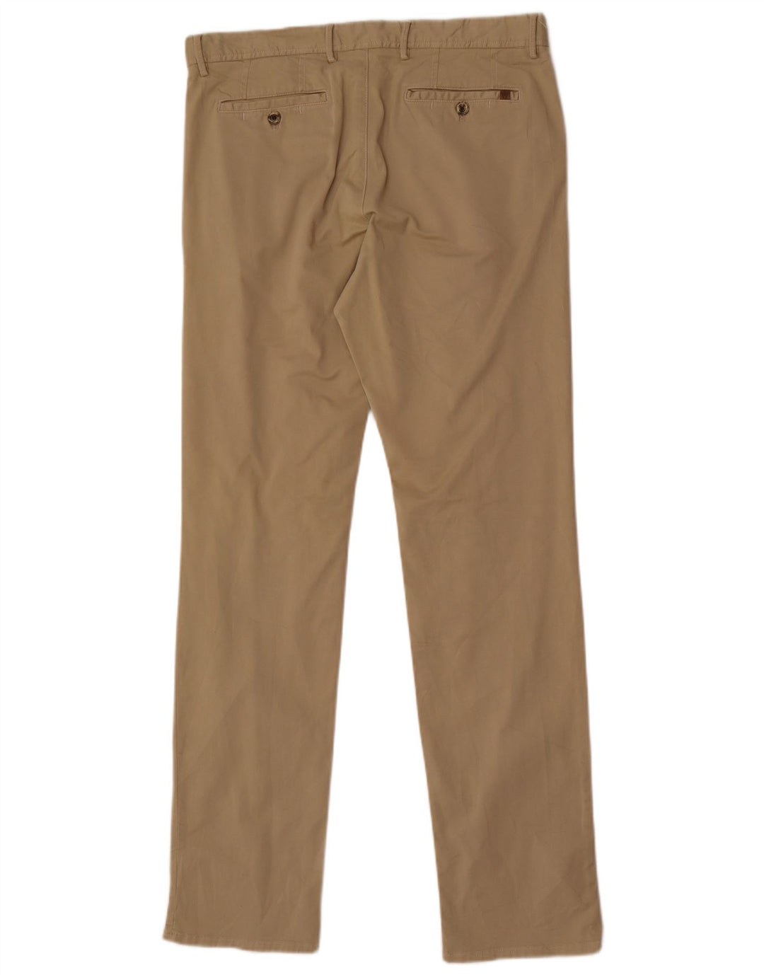 Massimo Dutti Herre Regular Fit Chinobukser EU 42 Large W32 L33 Beige