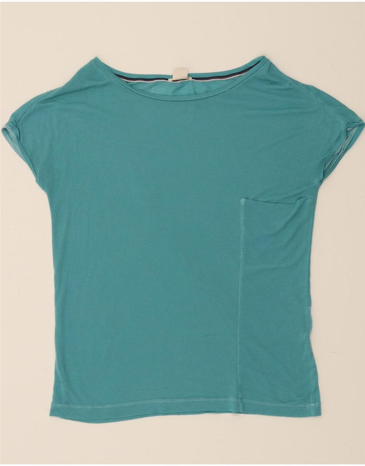 LEVI'S Womens T-Shirt Top UK 14 Medium Turquoise Vintage Levi's and Second-Hand Levi's from Messina Hembry 