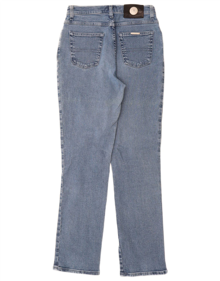 Trussardi lige jeans til kvinder W27 L31 blå bomuld