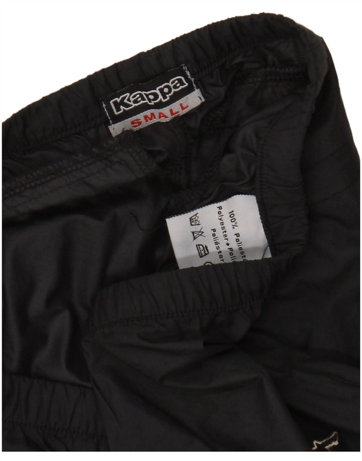 Kappa Dame Capri Træningsdragt Bukser UK 10 Small Black Polyester