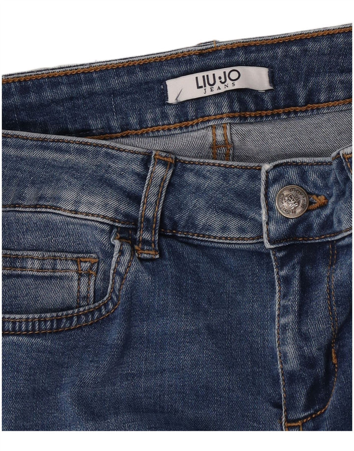 Liu Jo Womens Cropped Jeans W28 L25 Blå