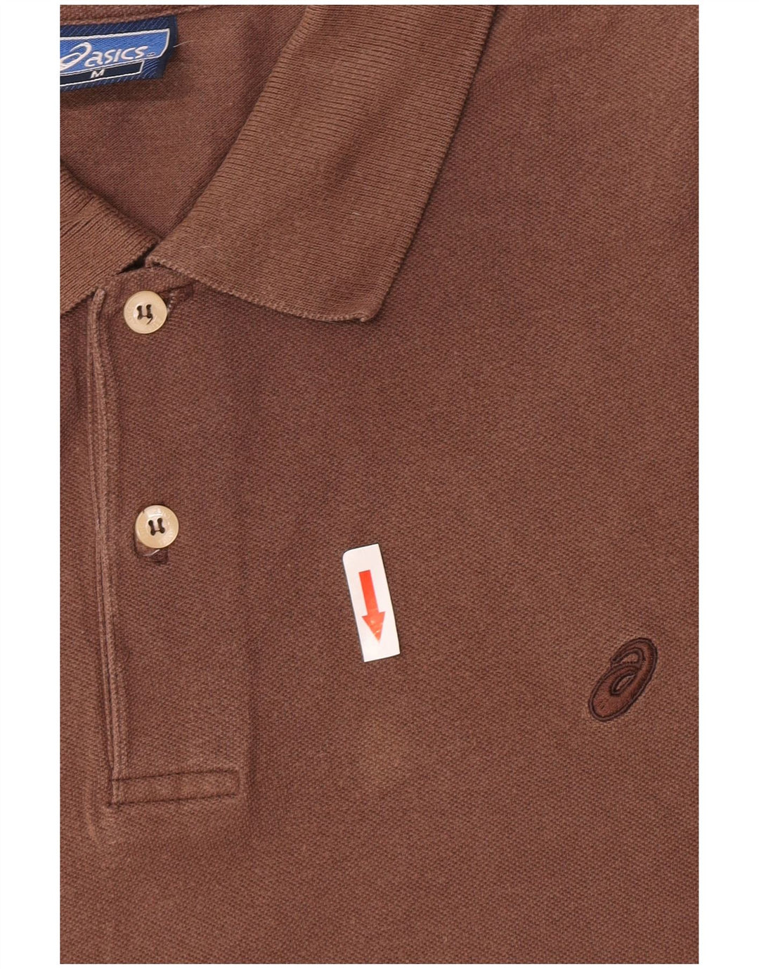 Asics herre polo skjorte medium brun