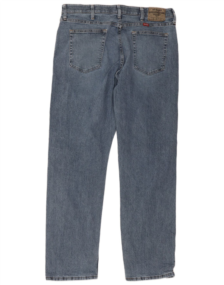 Wrangler Straight Jeans til mænd W36 L32 blå bomuld