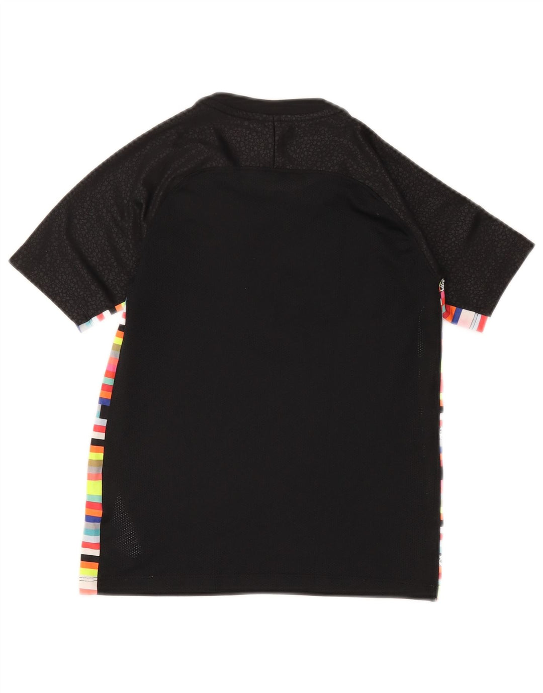 Nike drenge grafisk t-shirt top 8-9 år lille sort stribet polyester