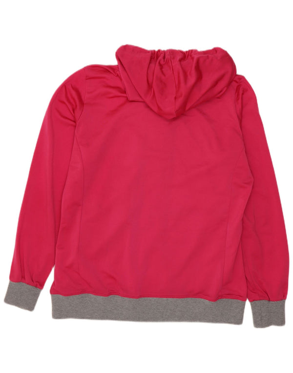 Champion Womens Heritage Fit Hættetrøje Sweater med lynlås UK 16 Large Pink