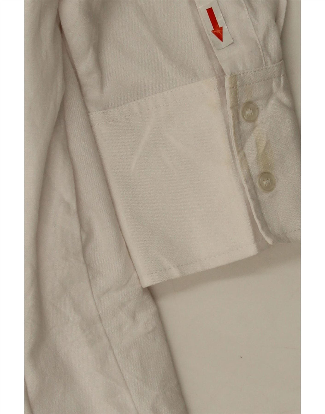 Zara Dame Oversized skjorte UK 14 Medium White Bomuld