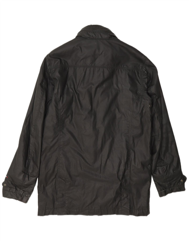 Tommy Hilfiger Herre imiteret læder Utility Jacket UK 38 Medium Grey